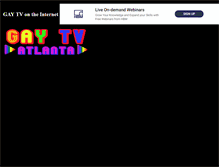 Tablet Screenshot of gaytvatlanta.com